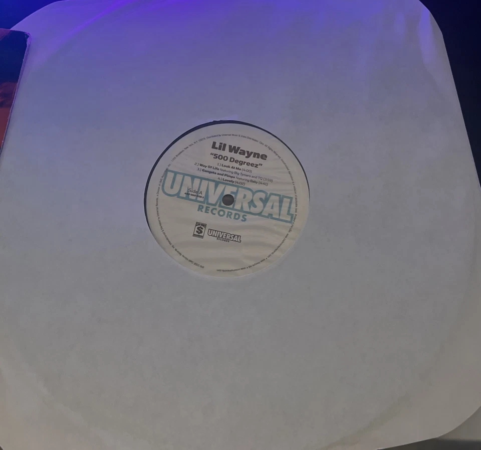 Lil Wayne - 500 градусов (2002 - 2 x винил, LP) наличные деньги записи оригинальный РЕДКАЯ - Изображение 3 из 4