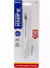 Precision Utility Knife Cutter w/Replaceable Steel Blade Safety Arts Craft Tool