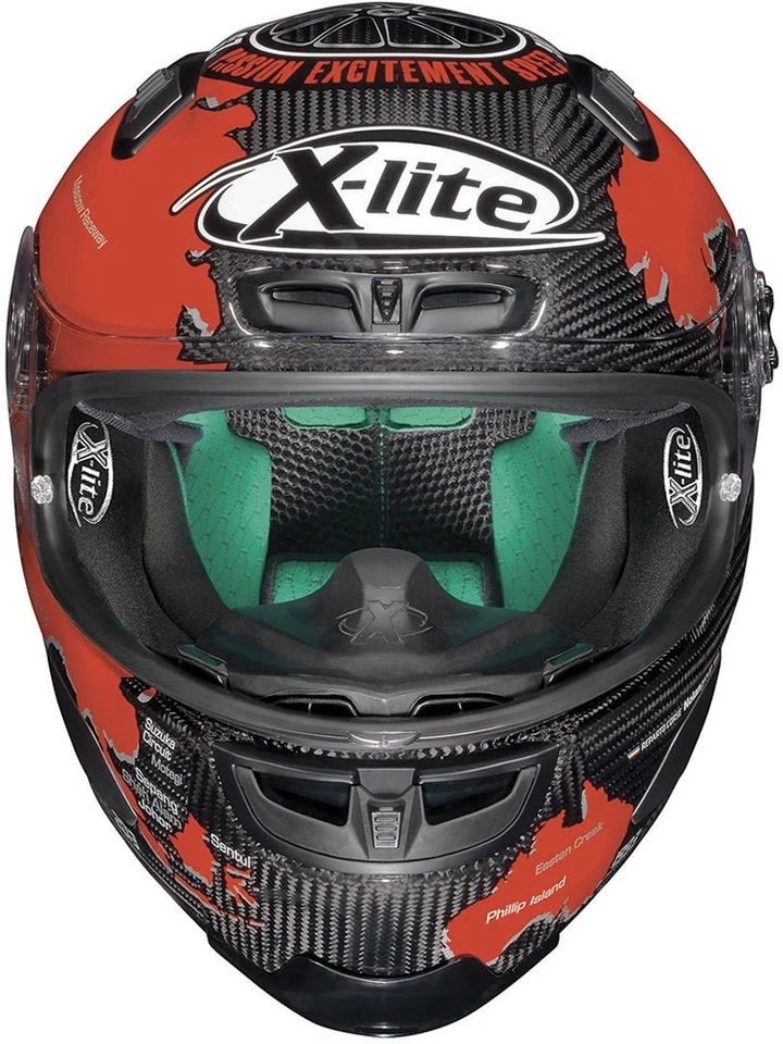 Casque intégral X-Lite X-803 Ultra Carbon Checa - Photo 3/4