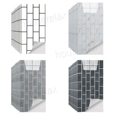 100Pack Brick Self Adhesive Kitchen Bathroom Wall Sticker Thick Wall Decor