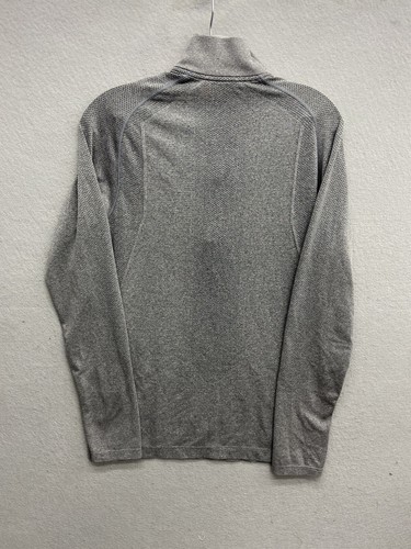 Lululemon Sweater Mens Small S Gray Pullover 1/4 Zip Athleisure Performance - Picture 7 of 10