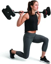 Bowflex Selecttech 2080 Barbell With Curl Bar Adjustable Brand New