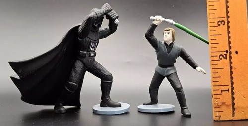 Vtg 1995/97 Applause Star Wars 3" Lot Of 4 Figures: Han, Vader, Luke + Lando - Picture 4 of 7