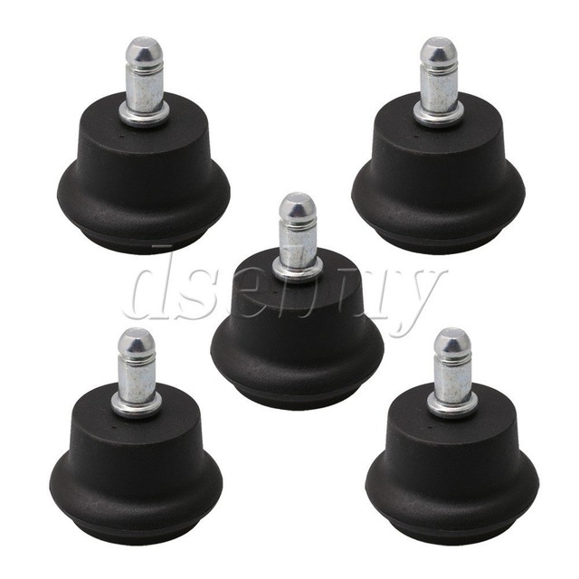 5pieces 6cm Height Chair Stationary Bell Foot Glides For Swivel