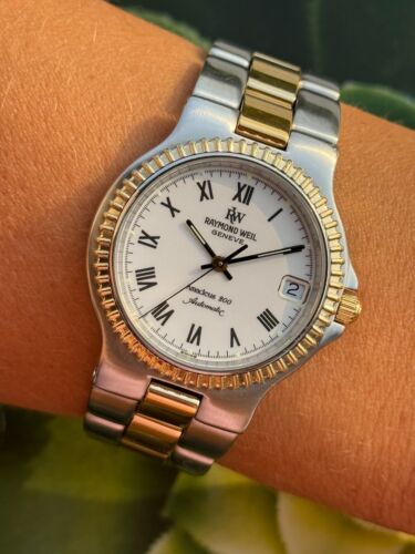 Reloj Raymond Weil Amadeus 2000 automático fecha para hombre 34 mm hecho en Suiza - Imagen 3 de 11