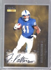2021 Wild Card MATTE Auto Gold Jaret Patterson Rookie Auto RC