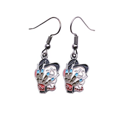 IT horror icon dangle earrings