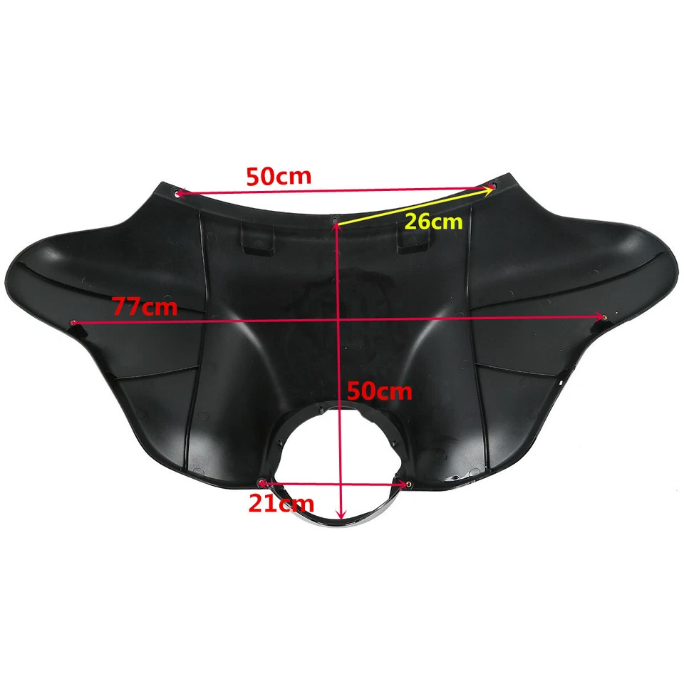Vivid ABS Front Batwing Outer Fairing For Harley Street Electra Glide 1996-2013 - Image 4 of 4