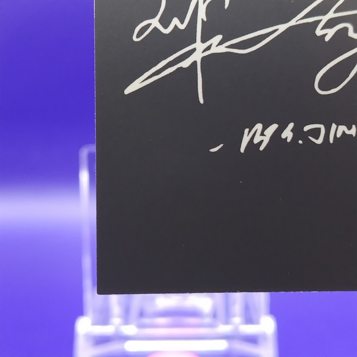 BTS Jimin ジミン　直筆サイン入り　Autographed card BTS JIMIN Hand Signed Photo Autographed PHOTO K-POP