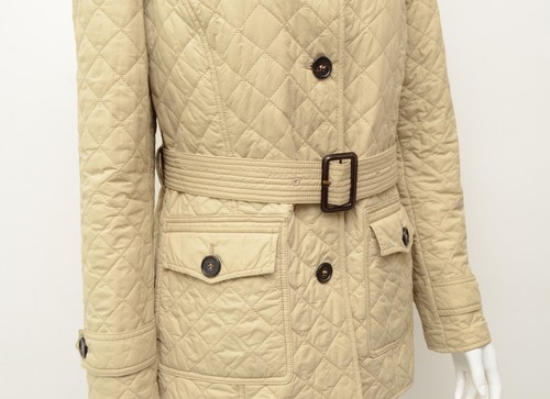 Autentico Trench Giacca Trapuntata Donna Burberry London Beige Taglia 44,~M - Foto 6 di 14