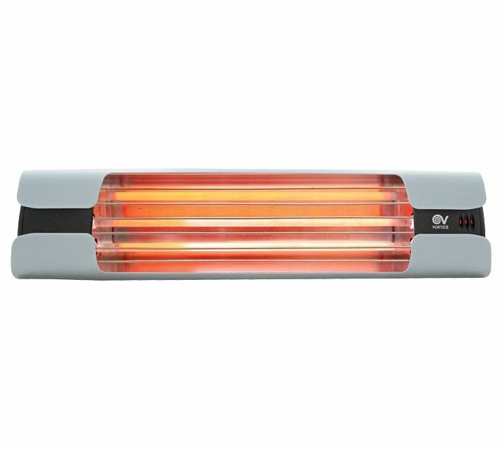 Calefactor de cuarzo por infrarrojo Thermologika Design 70003 gris claro