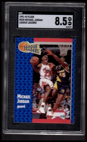 1991-92 Fleer #220 Michael Jordan SGC 8.5