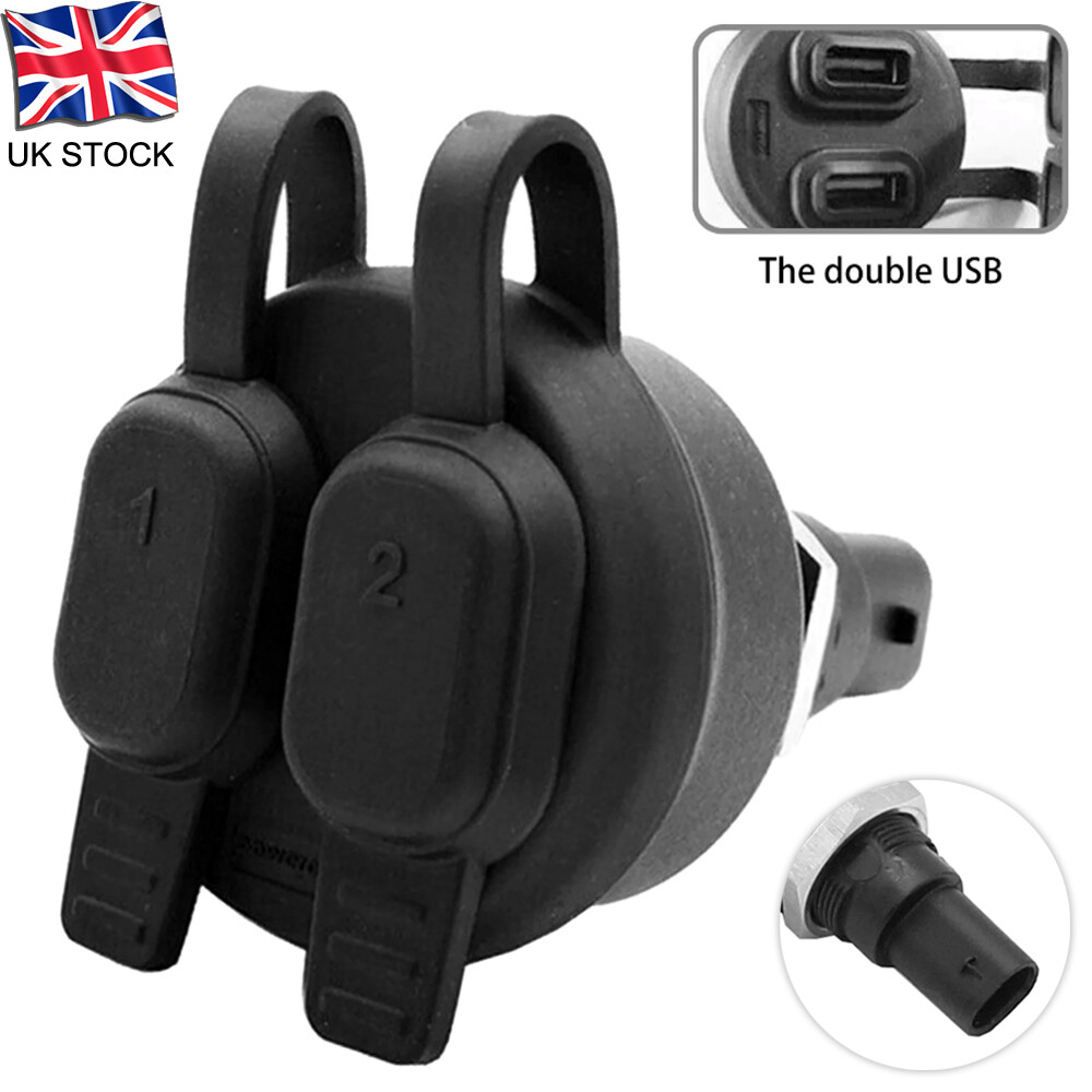 5V Motorcycle USB Charger Dual for BMW R1200GS R1250GS R1250RT R1200RT R nineT K1600GT K1600GTL K1300S K1300GT G310GS F900R F900XR F850GS F750 F650GS S110GS 000XR Engine bicycle accessories