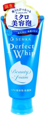 Senka Perfect Whip 120g, Moisturizing facial cleansing foam