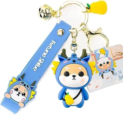 YOU WIZV Cute Keychain Kawaii Anime Keychains for Kids Backpack