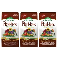 Espoma Organic Plant-tone All Natural, All-Purpose Fertilizer, 4lb (Pack 4)