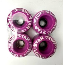 Epic Star Indoor/Outdoor Purple 52mm Roller Skating Wheels NEW FREE POSTAGE