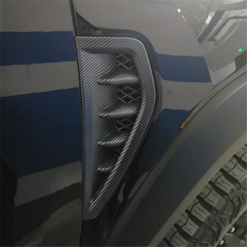 For Dodge Ram TRX 2022 2023 Matte Carbon Fiber Side Fender Vent Intak Cover Trim - Picture 3 of 9