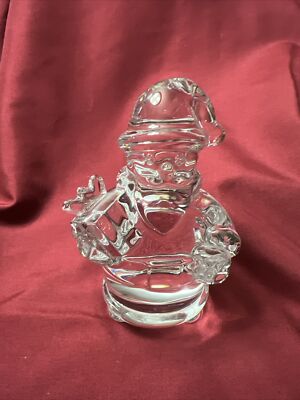 Baccarat クリスタル サンタクロース Authentic Baccarat Crystal Santa Claus Figurine Mint Condition | eBay