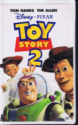 Toy Story 2 VINTAGE VHS Cassette Disney Clamshell Tim Allen