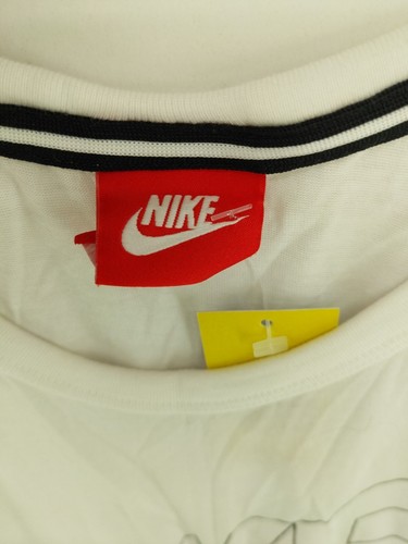 Nike Women's Top S White 100% Other Sleeveless Round Neck Basic - Picture 6 of 6