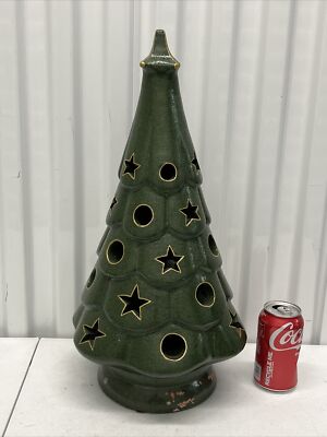 Vintage German  Eschbach  Ceramic Christmas Tree - 19.5  Tall