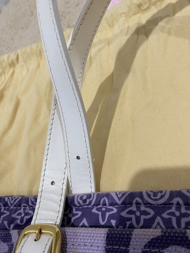 LOUIS VUITTON - LIMITED EDITION TAHITIENNE CABAS TOTE BAG - PURPLE CANVAS - Picture 6 of 23