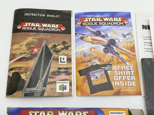 Star Wars: Rogue Squadron (Nintendo 64 N64) Complete Authentic - Picture 3 of 21