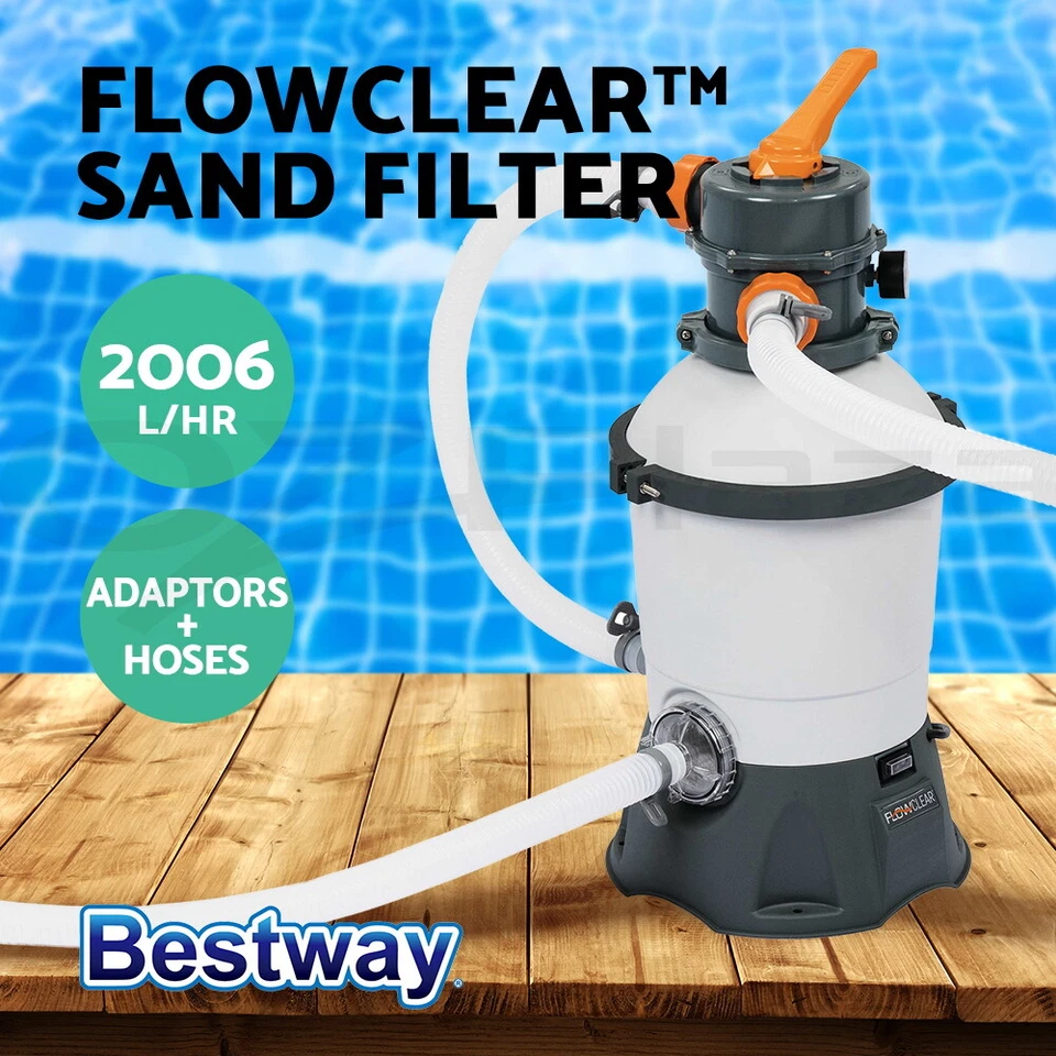 Bestway Above Ground Swimming Pool - Sand Filter Pump / Cartridge Filter Pump