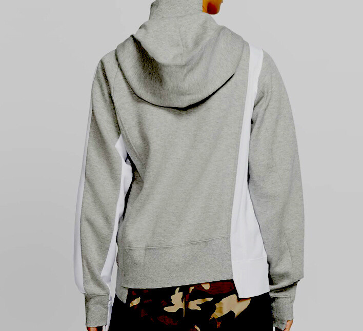 $325 Nike x Sacai Double Zip Hoodie Women's Size Small Grey $325 Nike x Sacai Double Zip Hoodie Women's Size Small Grey