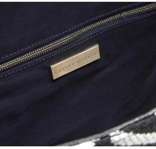 NWT Lauren Merkin Juliette Chevron Satchel Bag - Изображение 4 из 4