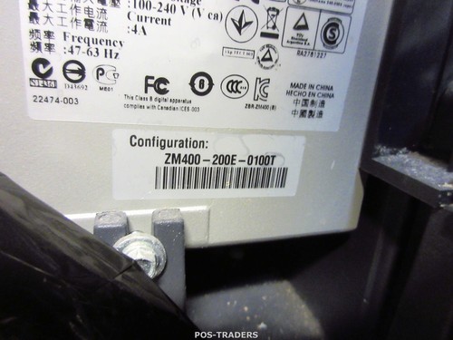 Zebra ZM400-200E-0100T Thermal 104mm Label Printer Network + USB - NO POWER - Afbeelding 3 van 4
