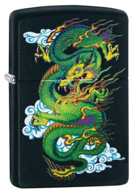 Zippo Windproof Fighting Green Dragon Lighter, 29839 New In Box | eBay
