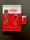 Coca-Cola Beverage Coke Bottle Vending Machine Vintage 1997 Collectible Tin Box