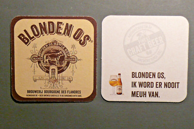 Bourgogne des Flandres - Brugge Belgian Beer ''BLONDEN OS'' Beer Mat NEW