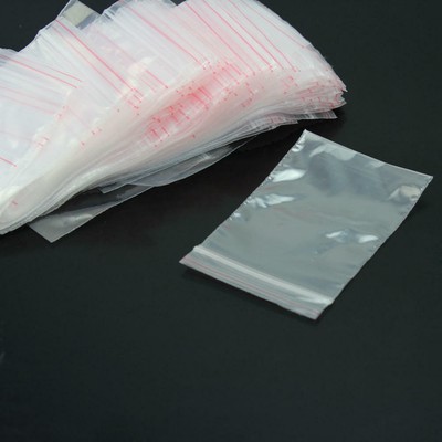 plastic clear poly bags resealable bag press reclosable jewelry ziplock cellophane packing seal 200pcs storage