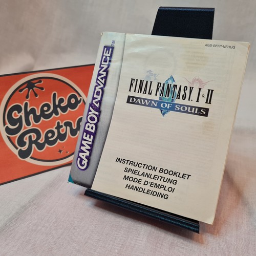 Final Fantasy I & II: Dawn of Souls for Nintendo Game Boy Advance - PAL Complete - Foto 3 di 24