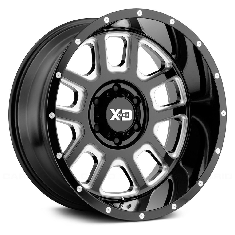 KMC XD828 Delta 5x139.7 Gloss Black Center Cap fits 5x5.5