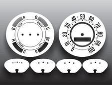 White Face Gauges For 1951 Chevrolet Styleline Deluxe White Face Gauges For 1951 Chevrolet Styleline Deluxe