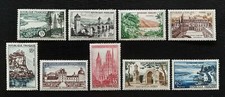 France 1957 Séries touristiques n° 1118/19 + 1125/31, NEUF** LUXE Cote=36€