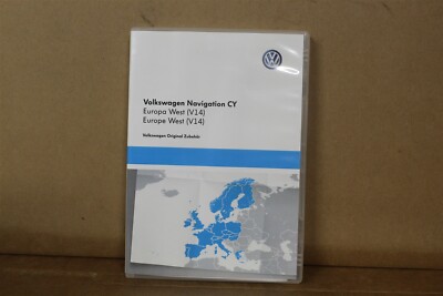 Volkswagen Navigation Disc CY Europe West V14 1T0051859AM New Genuine VW part