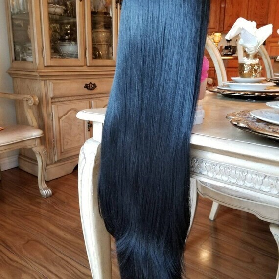 Black Yaki Lace Front Wig 24-26 inches!! | eBay display picture 3