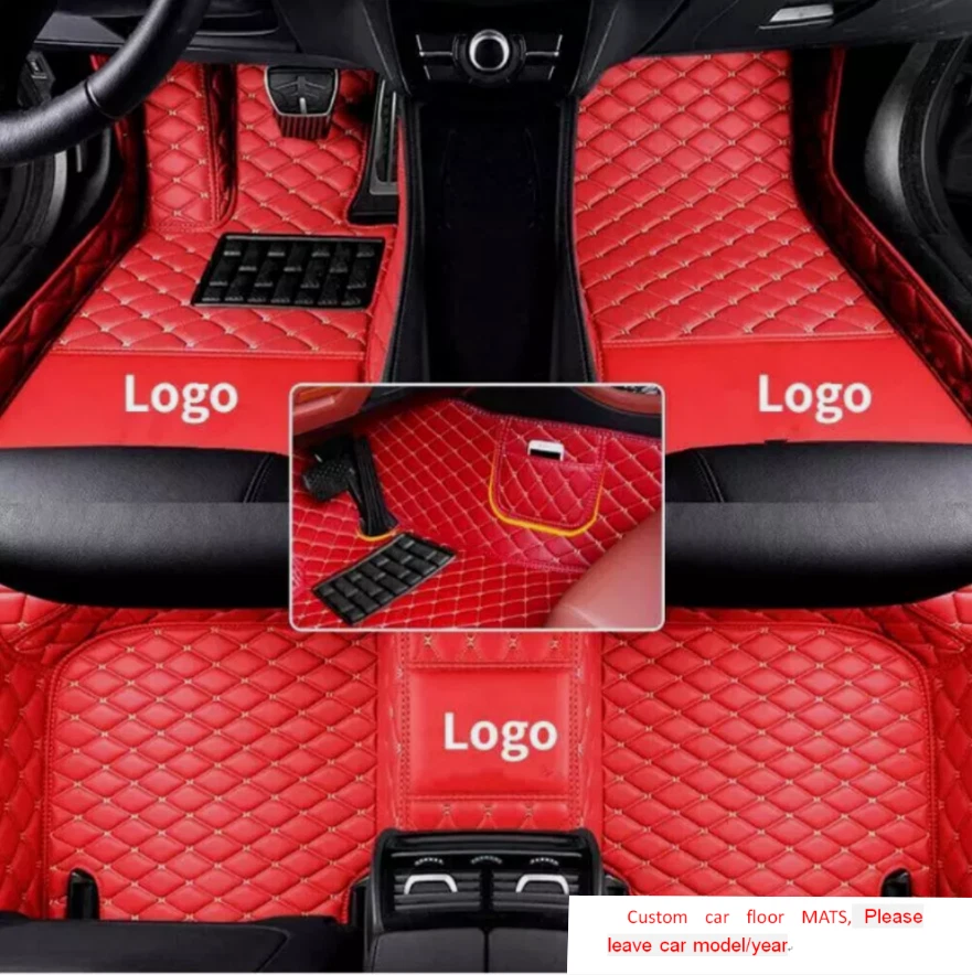 For Toyota All Models Car Floor Mats Front Rear Carpets Waterproof Rugs Foto 3 de 4
