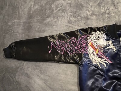 Jujutsu Kaisen Yuta Okkotsu Embroidered Bomber Jacket Size “Medium