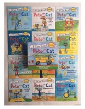Pete the Cat Childrens Books Box Set I Can Read Phonics Learn to Read 12 mini