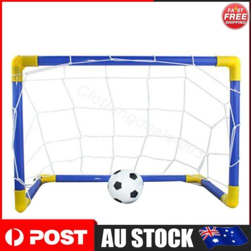 2XFoldable Boys Soccer Toys Training Practice Children Football Goal Post - Picture 1 of 5