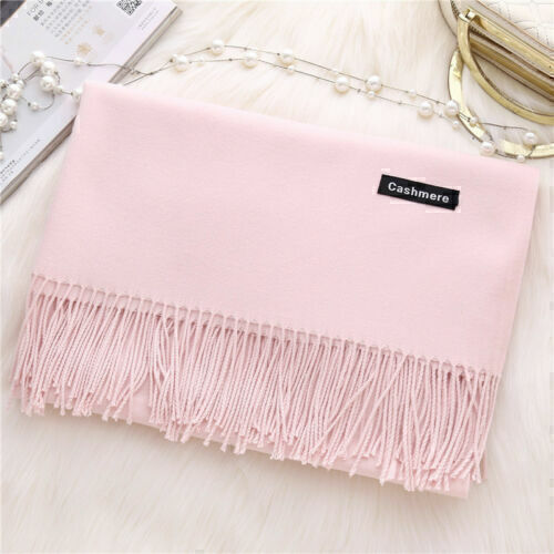 Cashmere Scarf Wool Blend Shawl Ladies Soft Large Thick Warm Luxury Wrap scarves - Picture 10 of 27