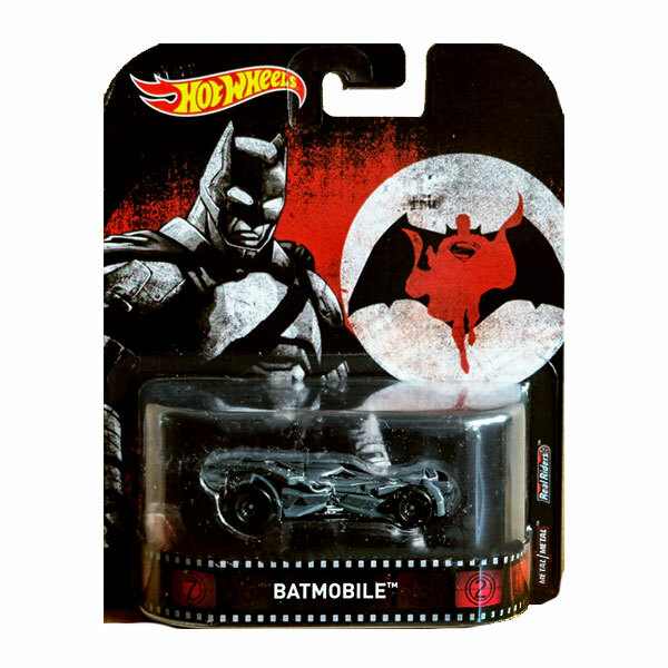Justice League Batman Batmobil Batmobile - Hot Wheels Retro Entertainment 1:64 ✅-image
