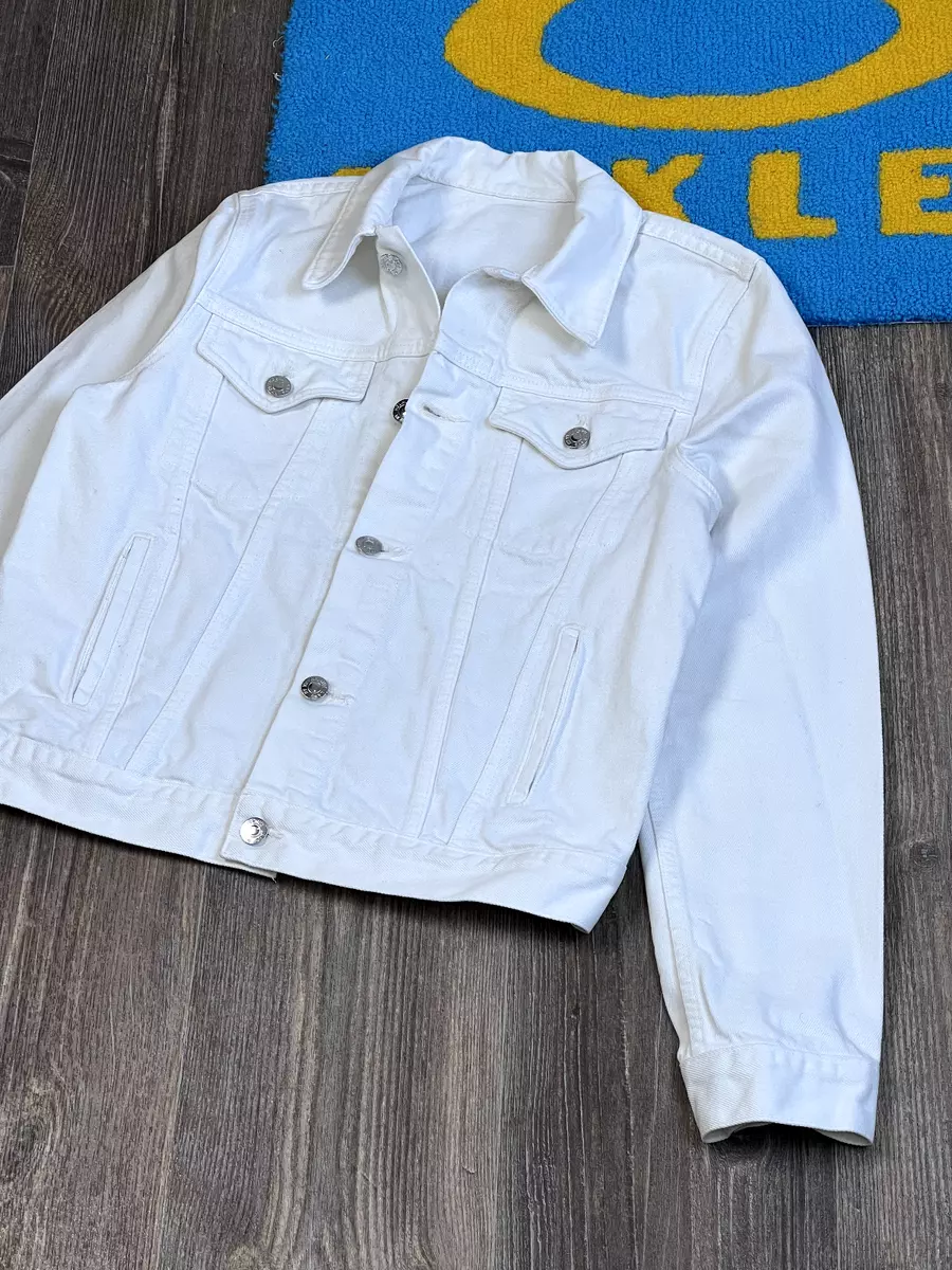 Helmut lang clearance white denim jacket