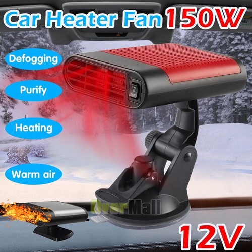 DC 12V Car HEATER FAN Warm Air Blower Defroster Demister Heating Cooling Two Use